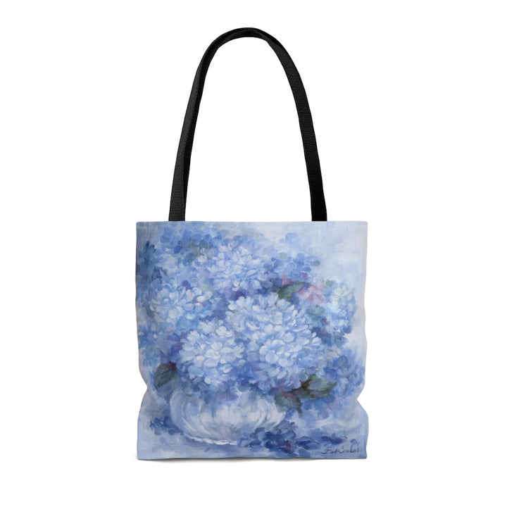 "Hydrangeas in Blue" Tote Bag