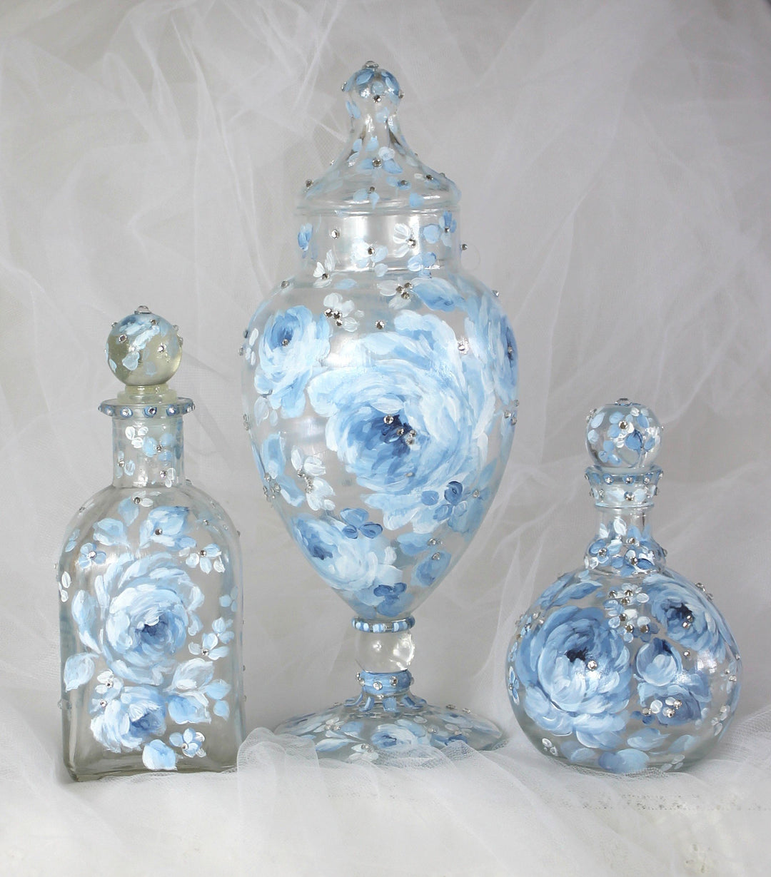MADE TO ORDER: Hand-painted Apothecary Jars