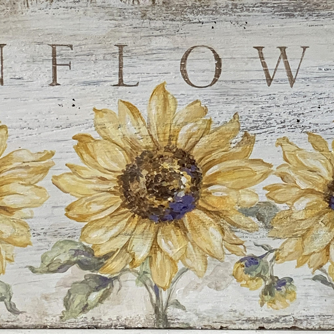 "Sunflowers" Original Hand-Painted Sign by Debi Coules