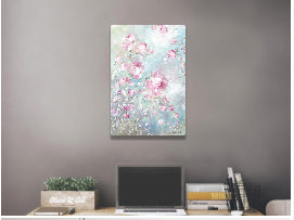 "Pink Whisper" Canvas Print