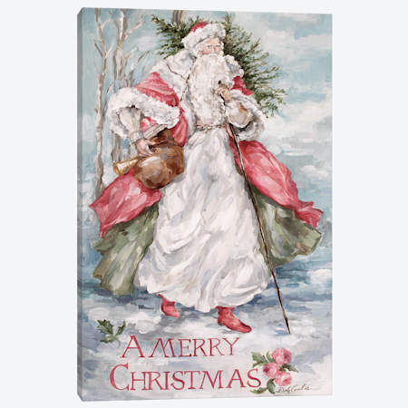 "Frenchies Christmas" Canvas Print