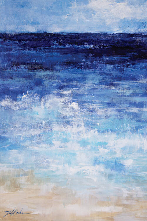 "Ocean Blue" Beach Canvas Print