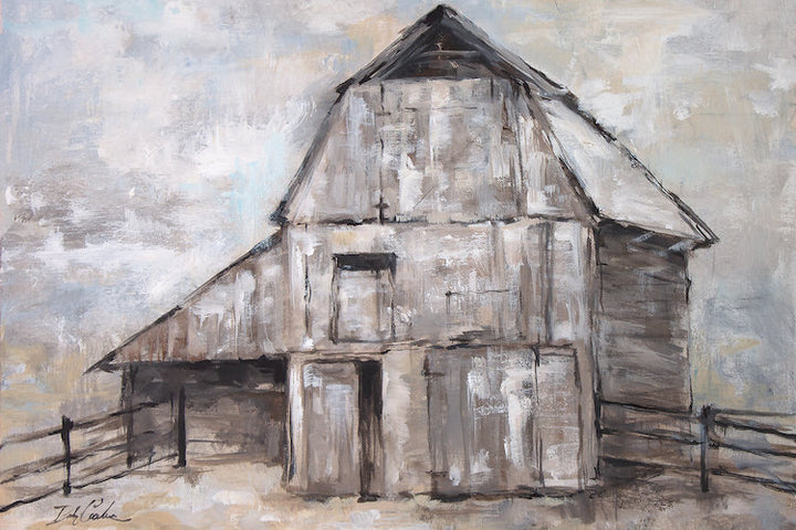 "The Barn" Rustic Canvas Print