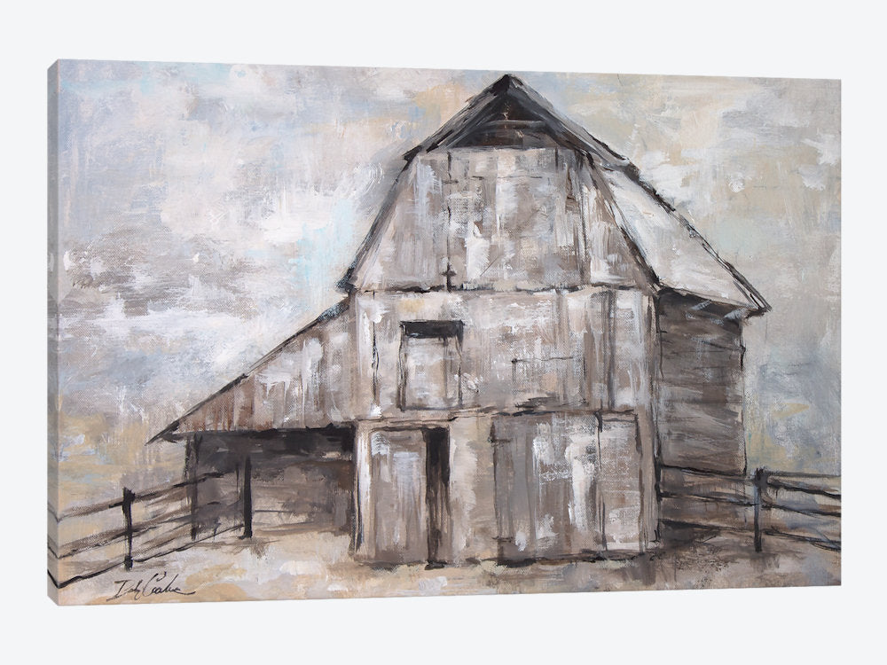 "The Barn" Rustic Canvas Print