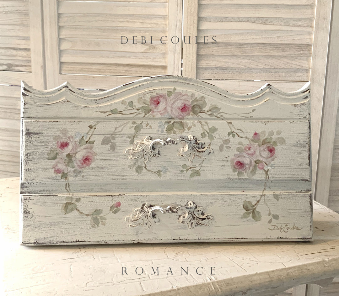 Shabby Chic Vintage Draw Front Hanger by Debi Coules