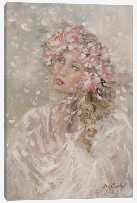 "Prairie Bride" Canvas Print