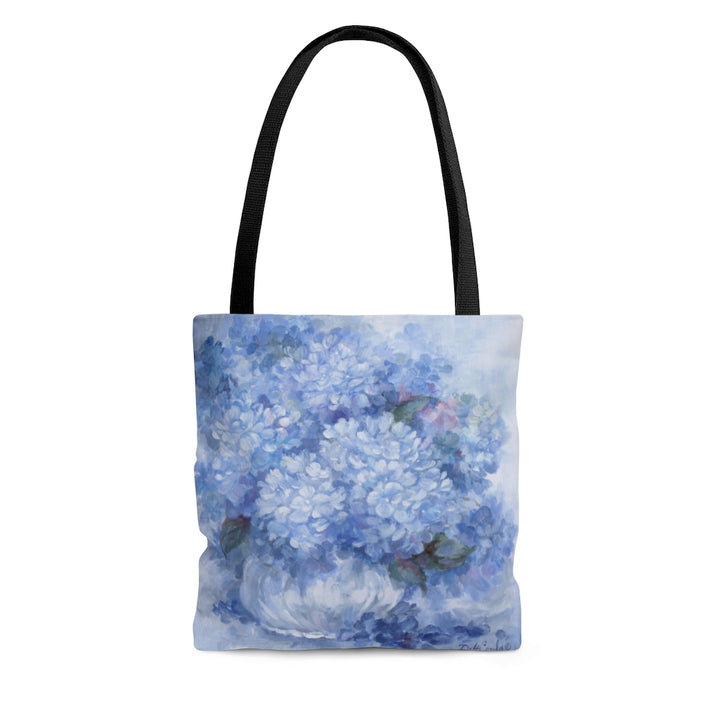 "Hydrangeas in Blue" Tote Bag