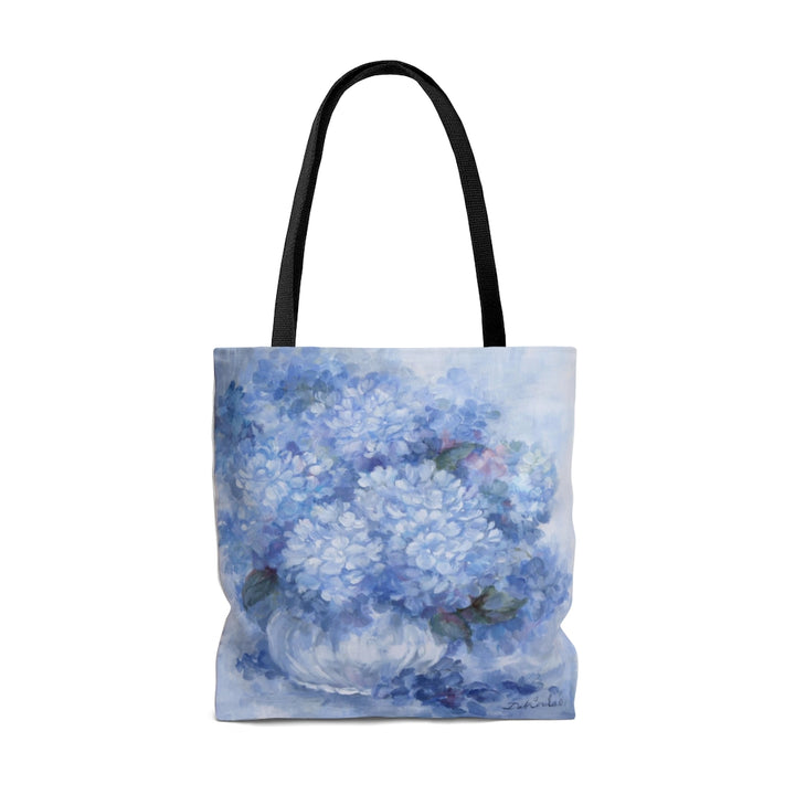 "Hydrangeas in Blue" Tote Bag