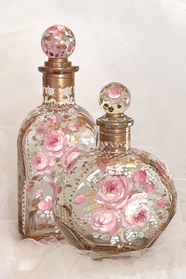 MADE TO ORDER: Hand-painted Perfume Bottles