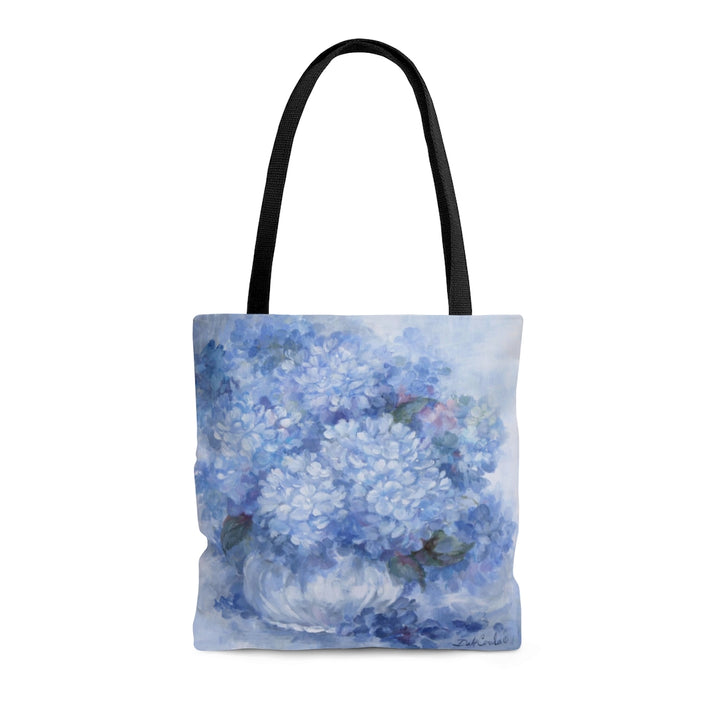 "Hydrangeas in Blue" Tote Bag