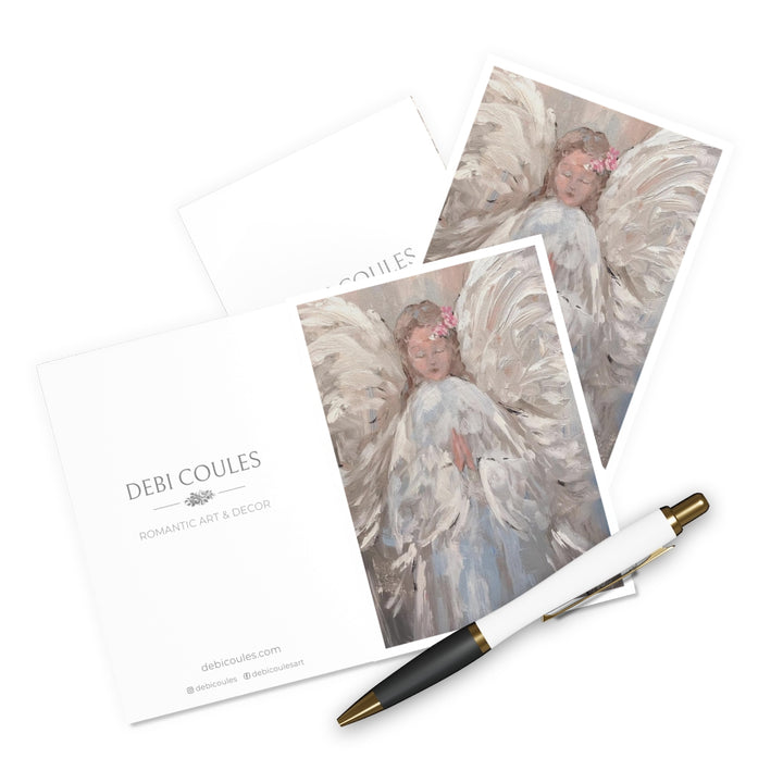 "My Angel" Greeting Cards Heavy Stock Original Debi Coules Art (Set of 5)