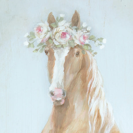 "Horse In A Tub" Canvas Print