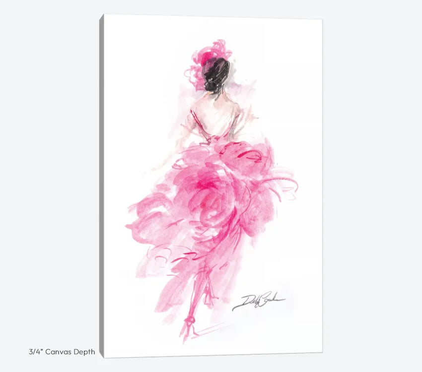 "Parisian Pink" Fashion Artwork
