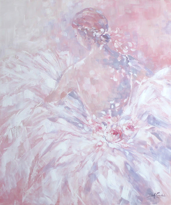 Ballet Dreamer an original ballerina painting by Debi Coules